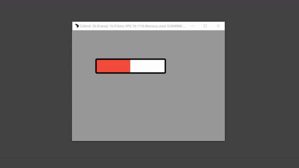 Health bar snap