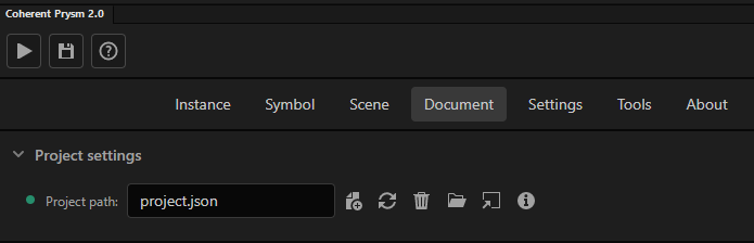 Project linking UI